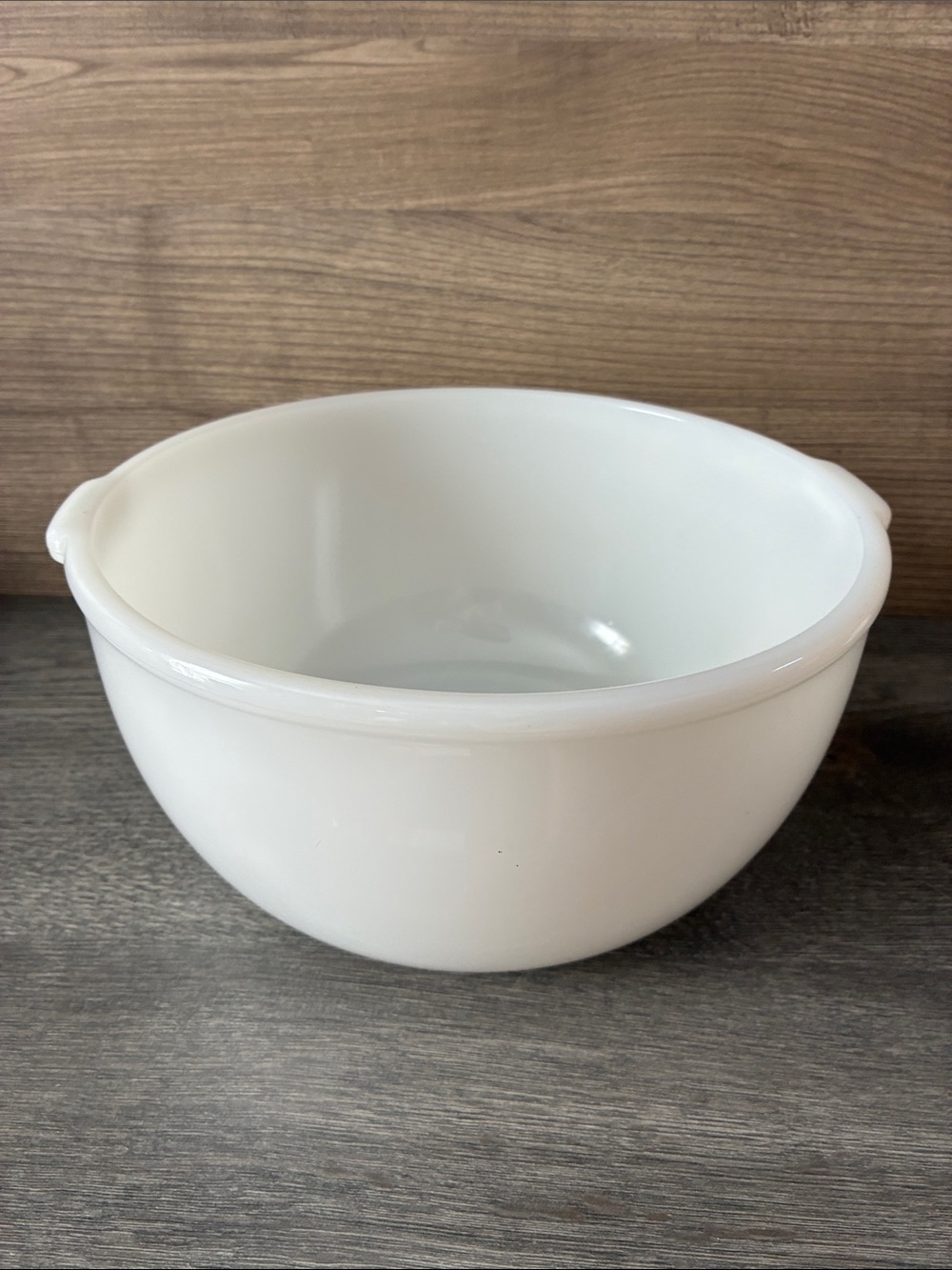 Glasbake Made for Sunbeam Mixing Bowl and Beaters